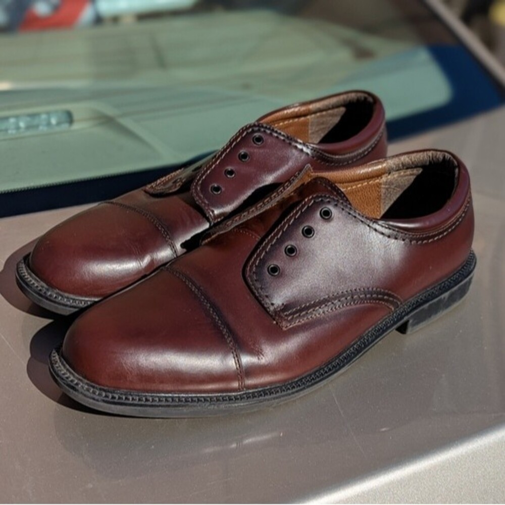 Dockers Men's Size 13 Gordon Cap Toe‎ Oxford Dress Shoes no laces